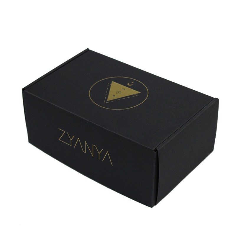 Black Kraft mailer box Black Kraft mailer box